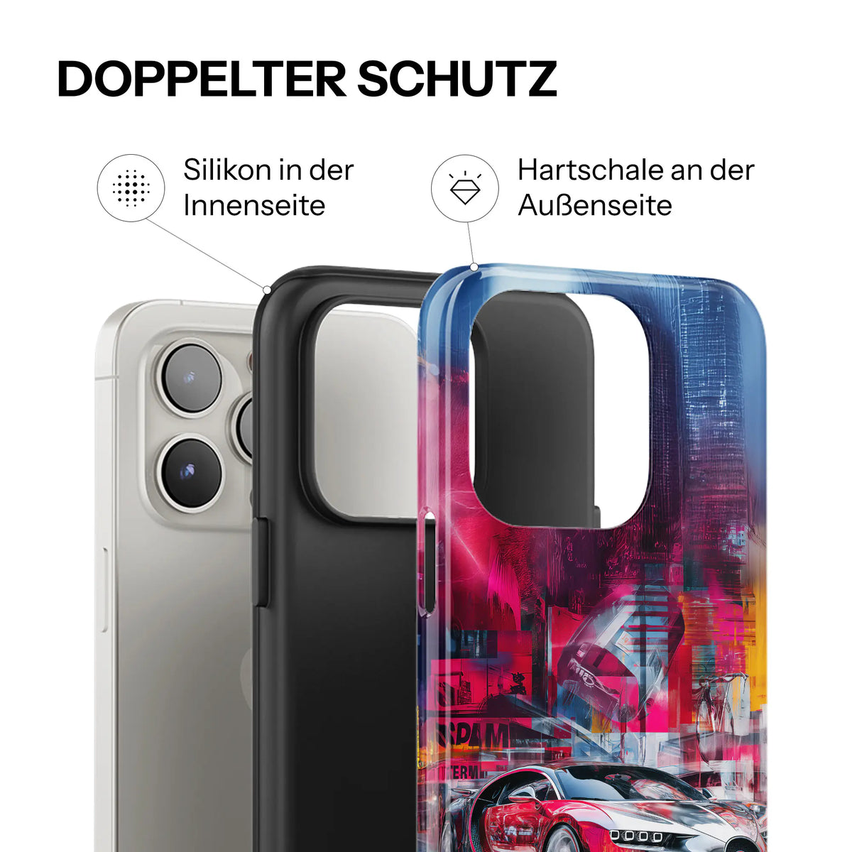 Handyhülle Painted Speed – Automotive Edition