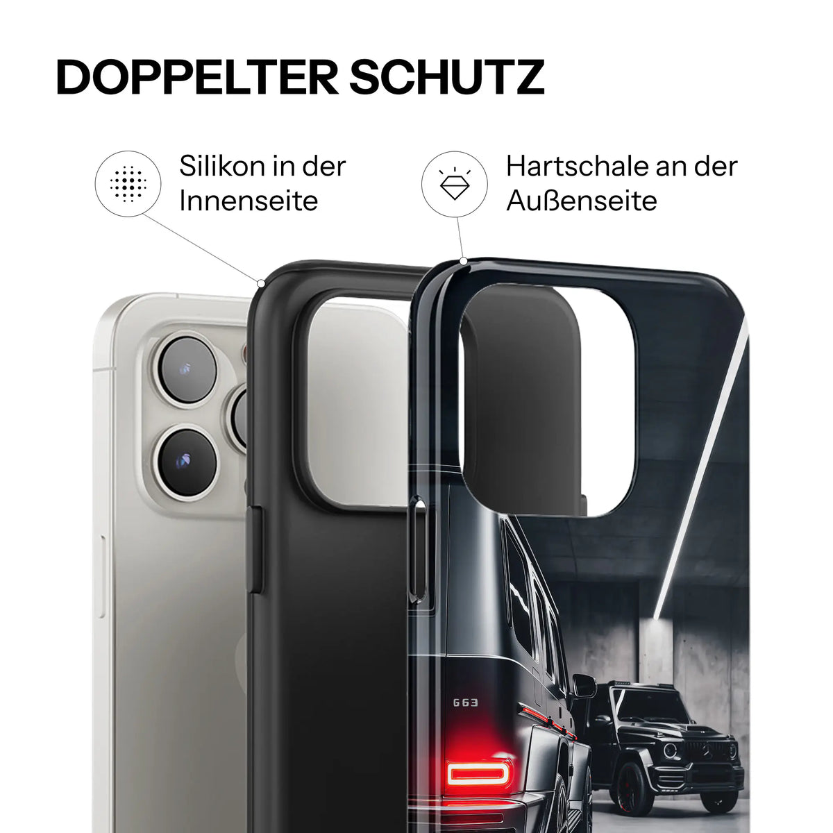 Handyhülle Black Authority – Automotive Edition