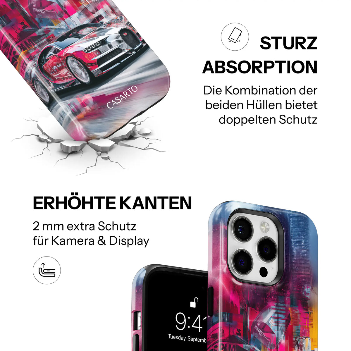 Handyhülle Painted Speed – Automotive Edition