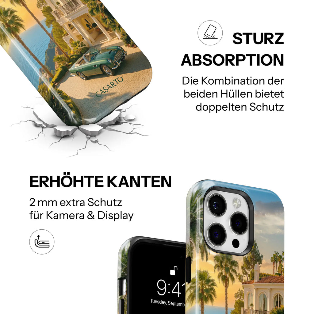 Handyhülle Golden Escape – Automotive Edition