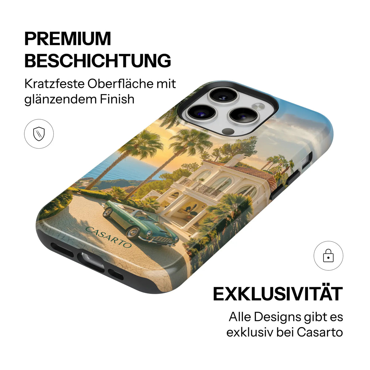 Handyhülle Golden Escape – Automotive Edition