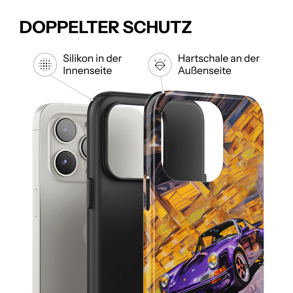 Handyhülle Retro Power – Automotive Edition